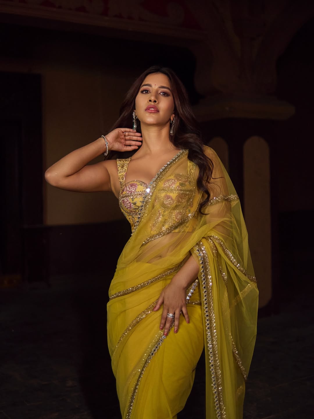 Nabha Natesh glowing in lean beauty look with hot vibes.