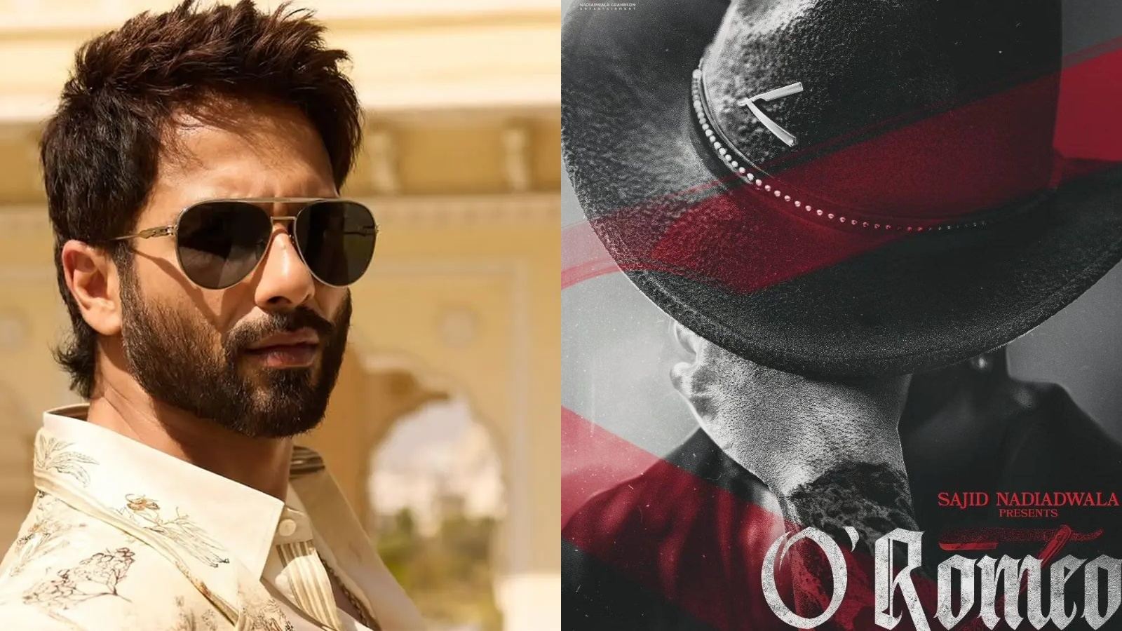 Shahid Kapoor in O’ Romeo first look poster