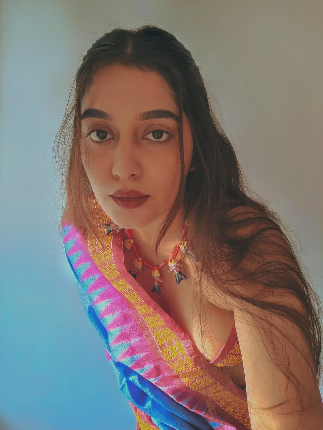 Oorja Makkad In A Daring And Artsy Saree Drape