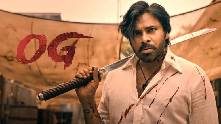 Pawan Kalyan in OG movie costume