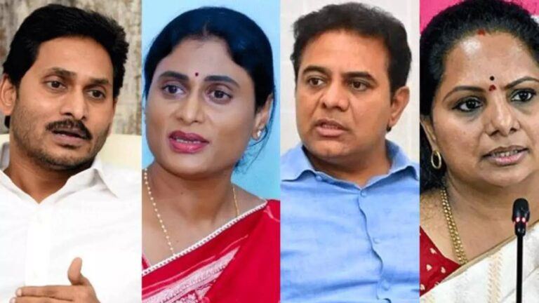 Jagan, KTR vs Sharmila, Kavitha in Family Political Feud