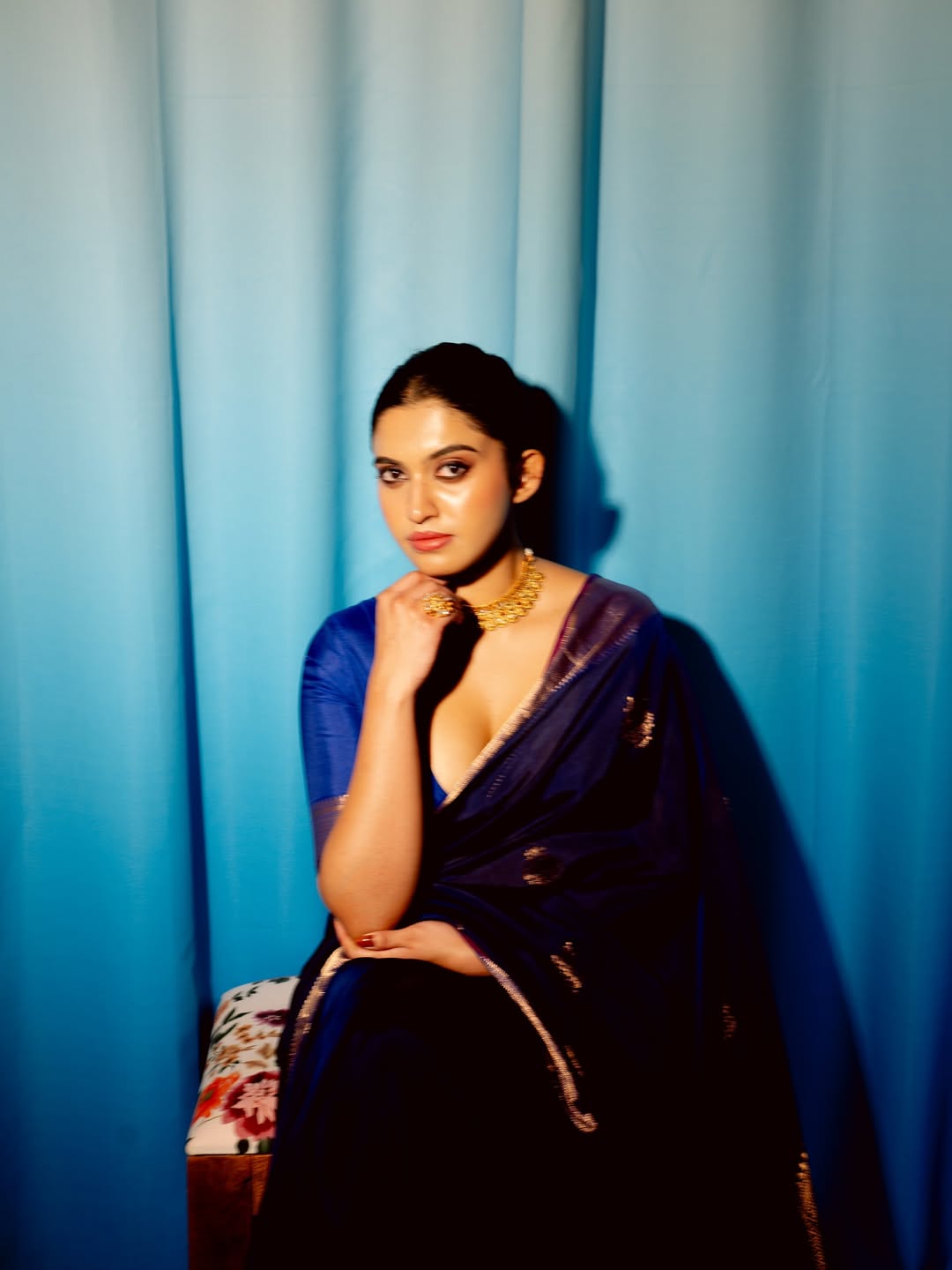 Prajna Poovamma Sits Gracefully For A Portrait