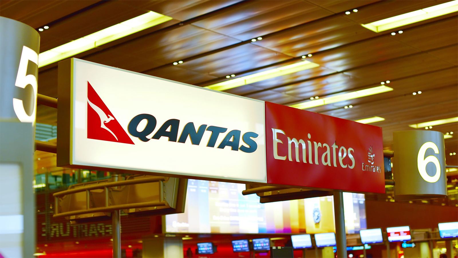 Qantas Emirates First Class disruption