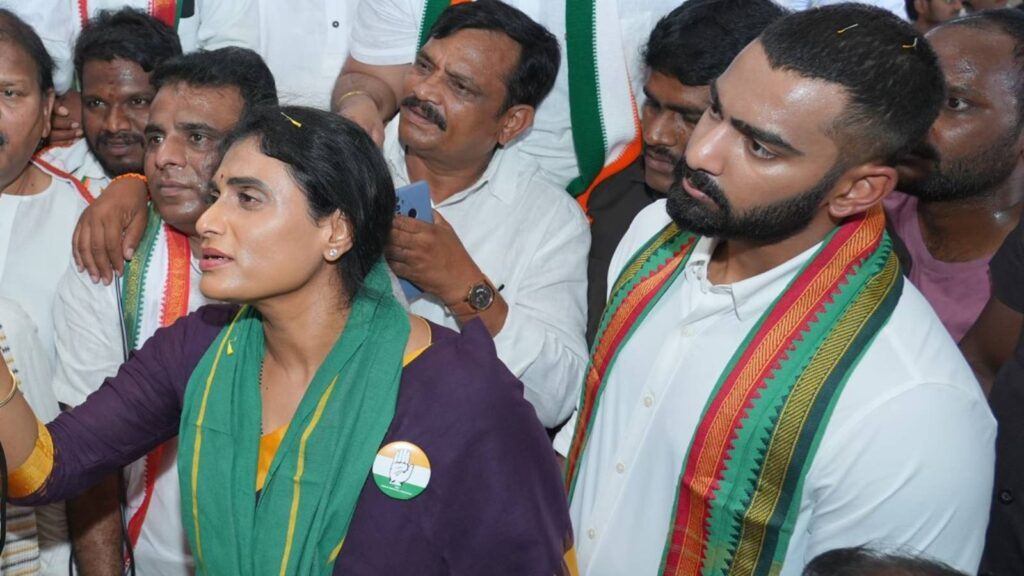 Sharmila’s Son Raja Reddy Enters AP Politics