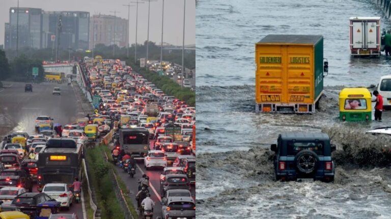 Rapido driver helps during Gurugram floods