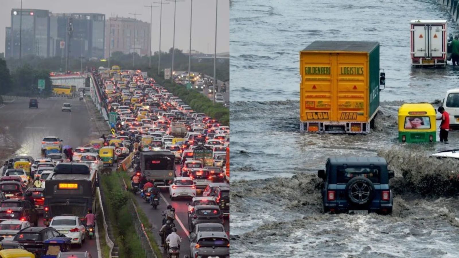 Rapido driver helps during Gurugram floods