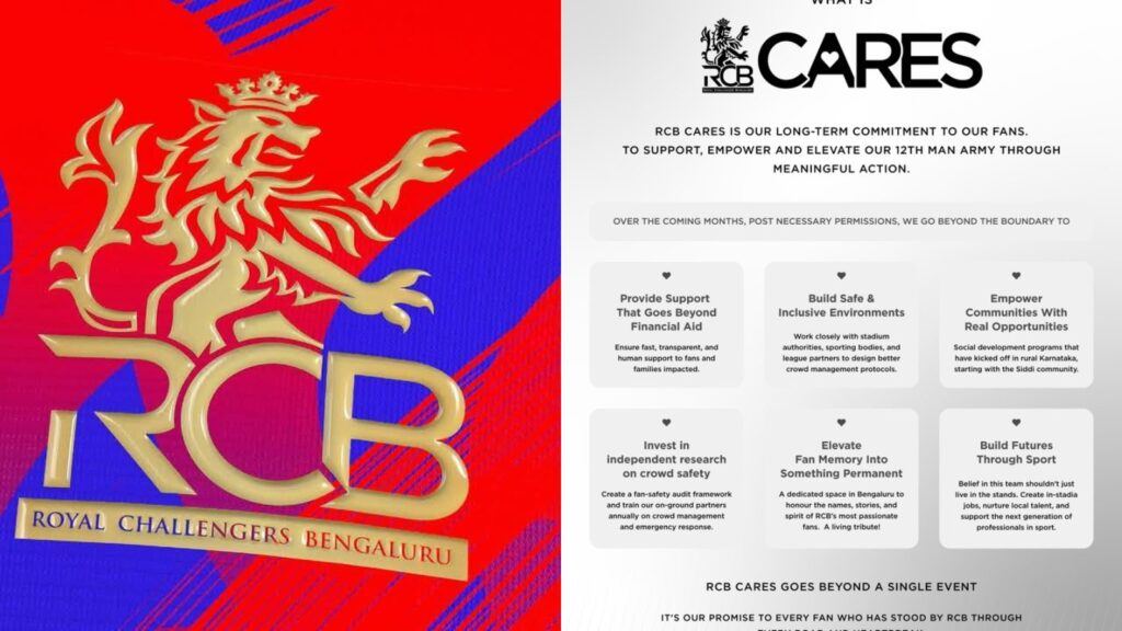 RCB Cares fan safety initiative