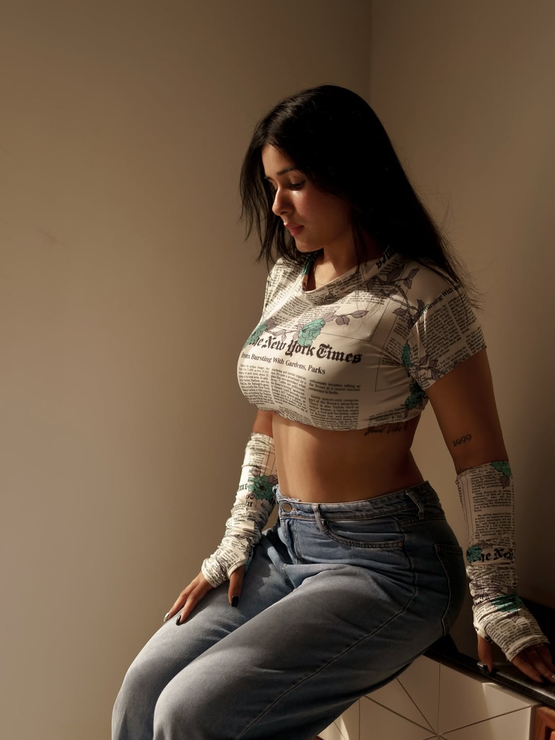 Stunning Rhythm Soni exudes hot and unique fashion vibes.