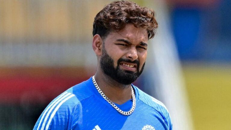 Rishabh Pant injured during England Test