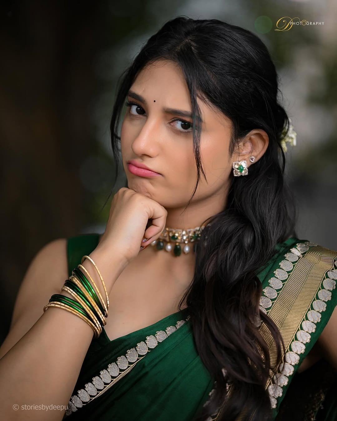 Ritika Nayak Shows Off Her Curves In A Side Pose