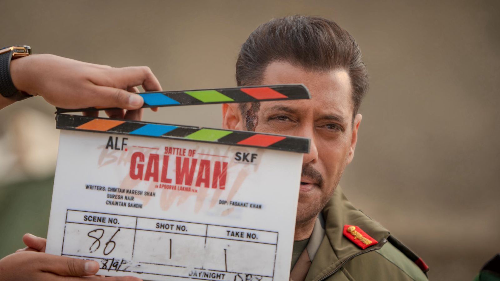 Salman Khan shooting Battle of Galwan