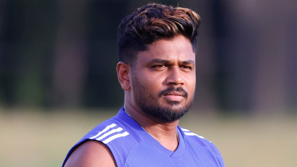 Sanju Samson training nets