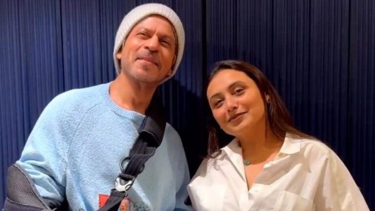 Shah Rukh Khan congratulates Rani Mukerji