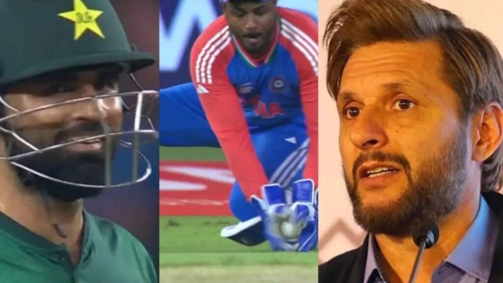 Shahid Afridi reacts after Fakhar dismissal
