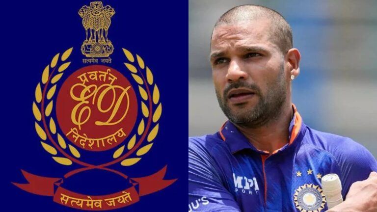 Shikhar Dhawan in legal trouble with ED