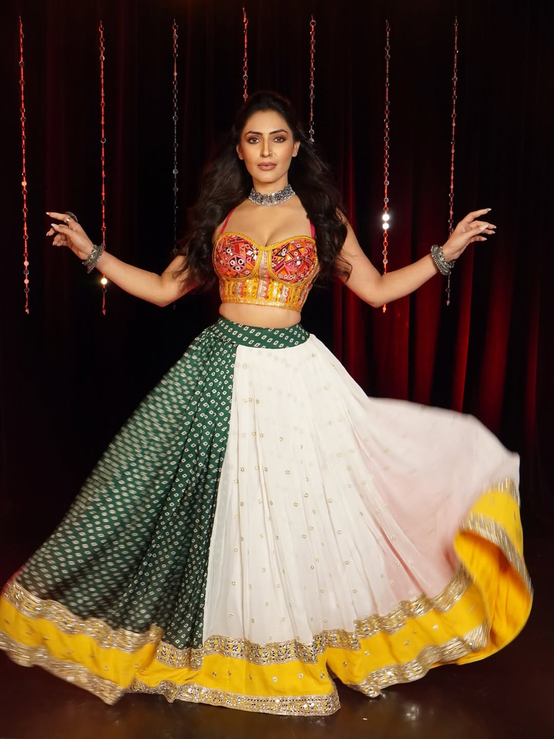 Shivangi Verma Flaunts A Bold Embroidered Bustier