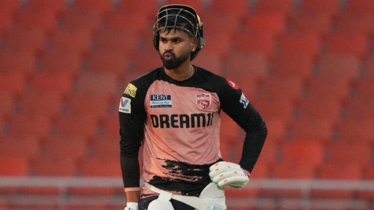 Shreyas Iyer during domestic cricket match