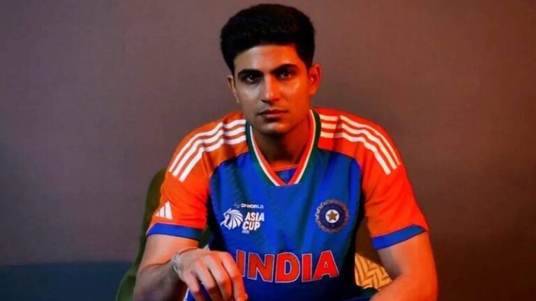 Shubman Gill during Asia Cup 2025 match