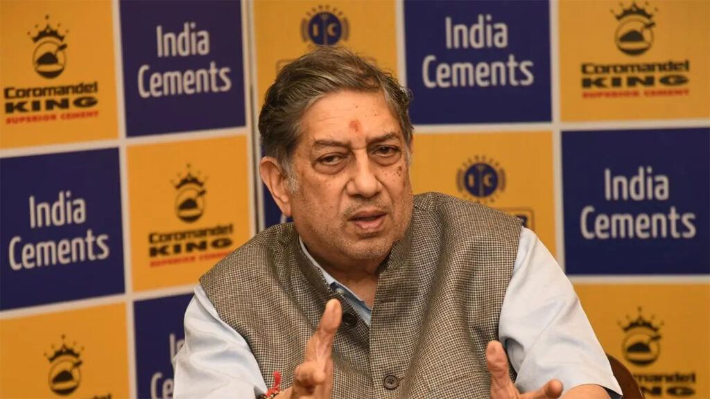 N Srinivasan returns to CSK leadership