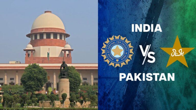 Supreme Court of India building as court rules India-Pakistan Asia Cup match must go ahead