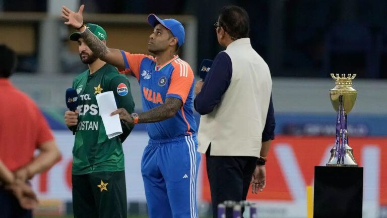 Suryakumar Yadav avoids handshake with Pakistan