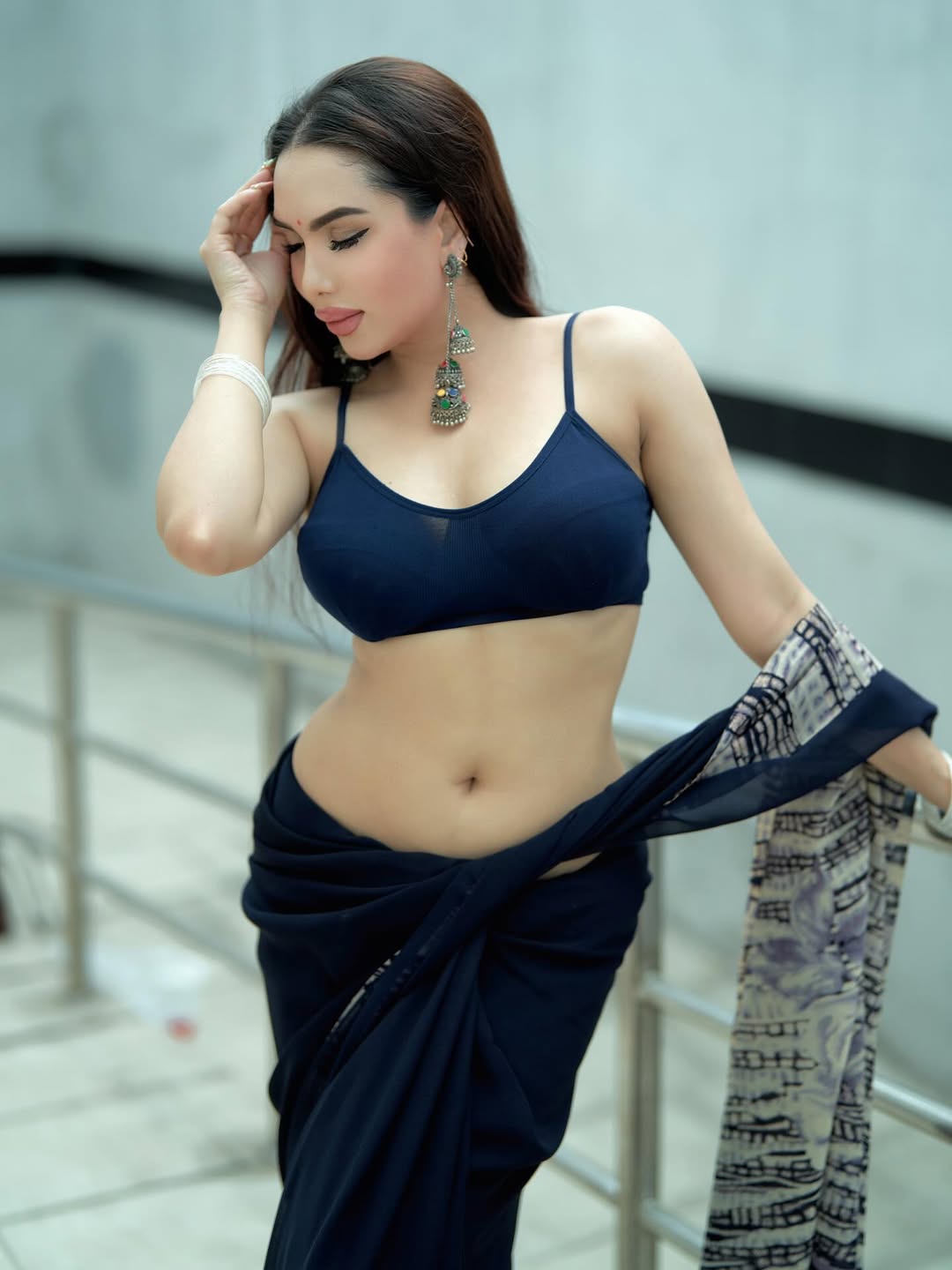 Beauty on fire look defines stunning charm of Tinni Akter.