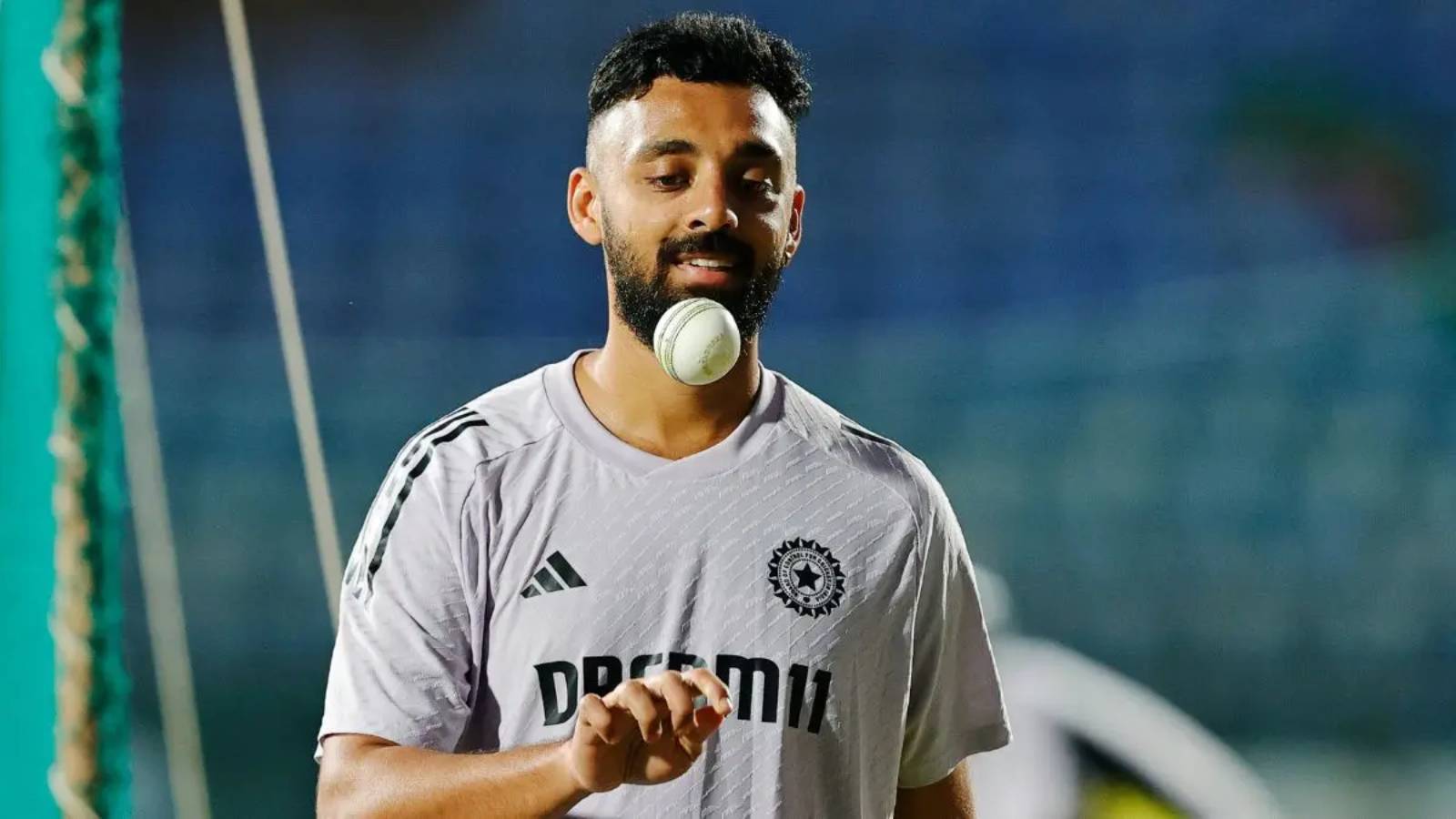 Varun Chakravarthy celebrates wicket in T20I