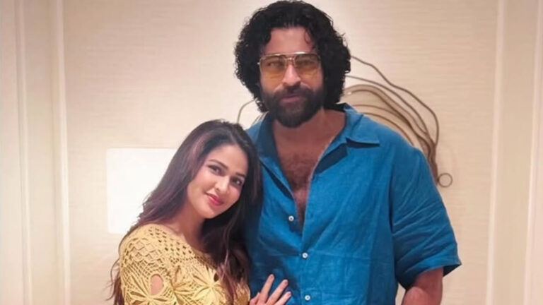 Varun Tej and Lavanya with baby boy