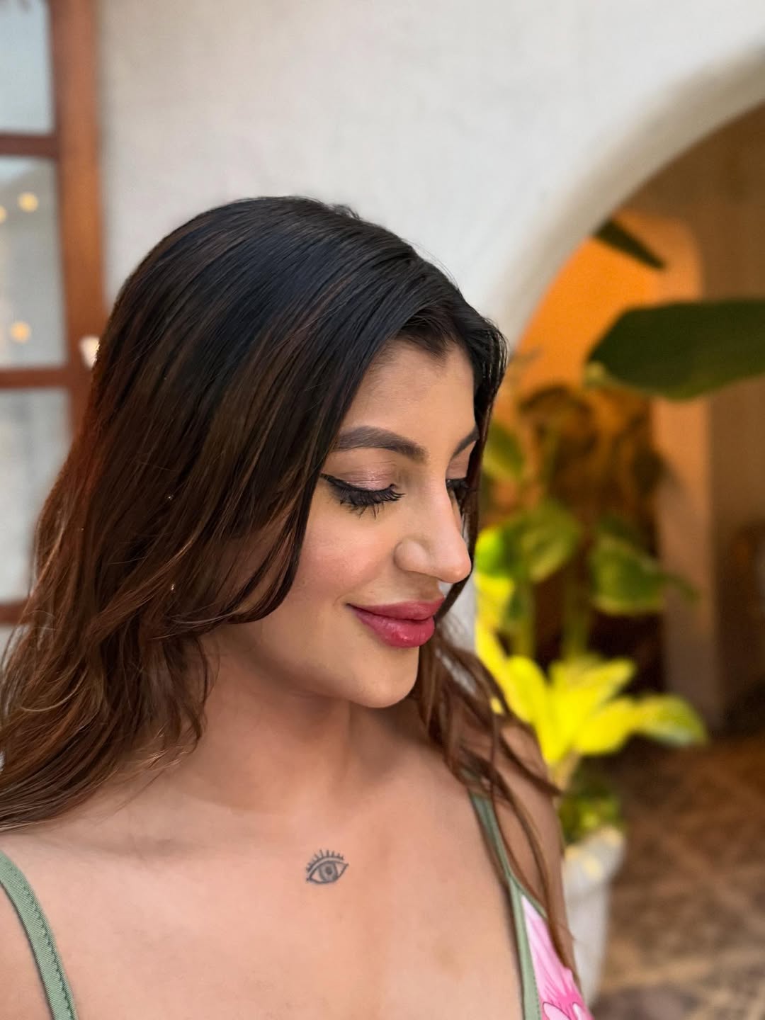 Tattooed charm meets hot style in Yashika Aannand’s photos.