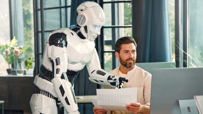 AI technology creating new jobs and replacing traditional human jobs