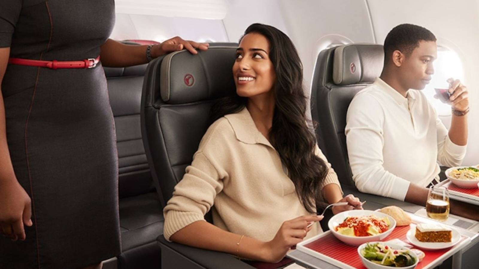 Air Canada economy class free snacks