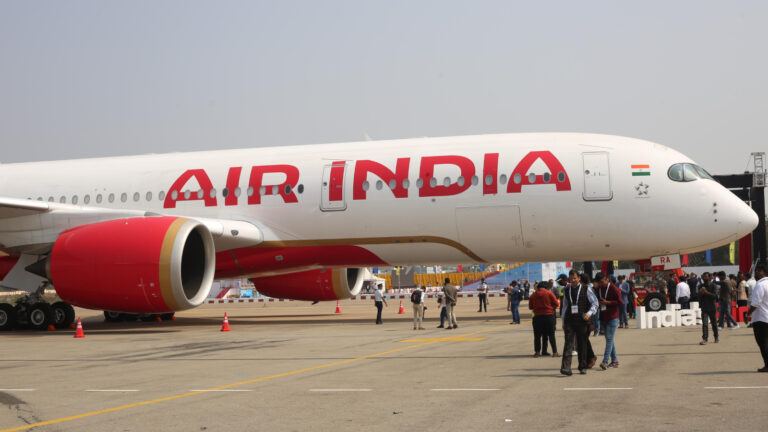 Air India passenger complaint broken seat