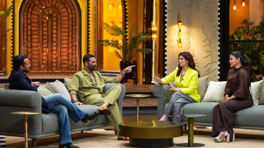 Akshay Kumar and Saif Ali Khan on talk show
