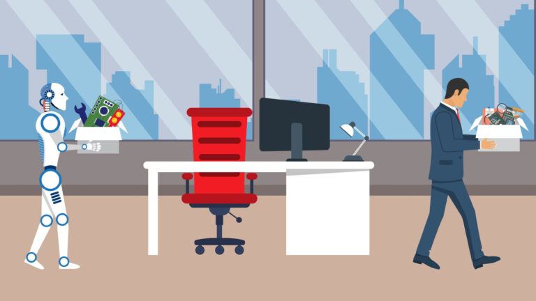 Amazon and global companies replace employees with AI systems, raising concerns about massive job losses and economic impact in India.