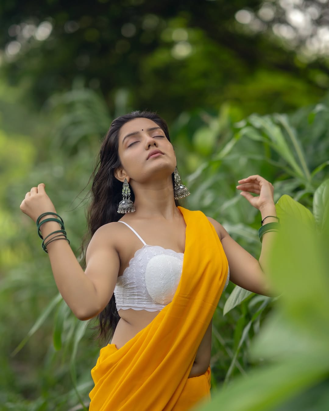 Ambika Vani Natural Beauty In Outdoor Photoshoot