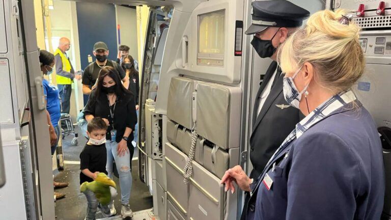 American Airlines overbooked flight issue