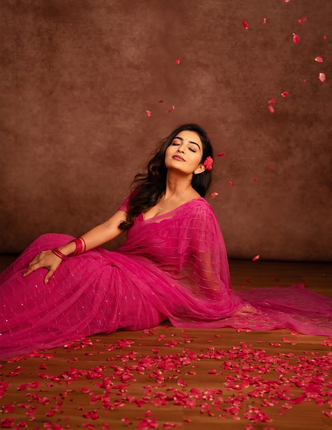 Ananya Nagalla In Elegant Pink Look