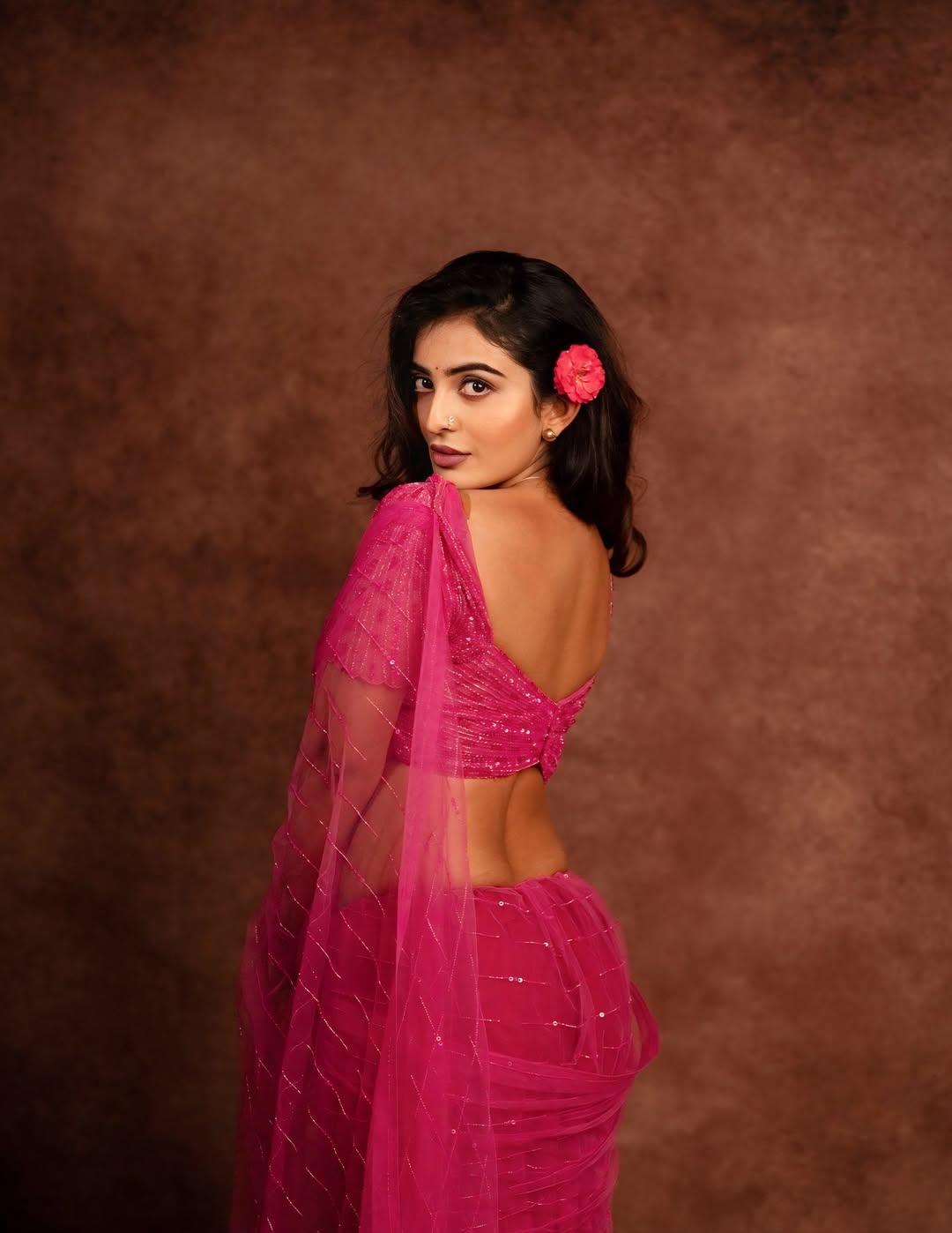 Ananya Nagalla Glows In Glam Pink Outfit