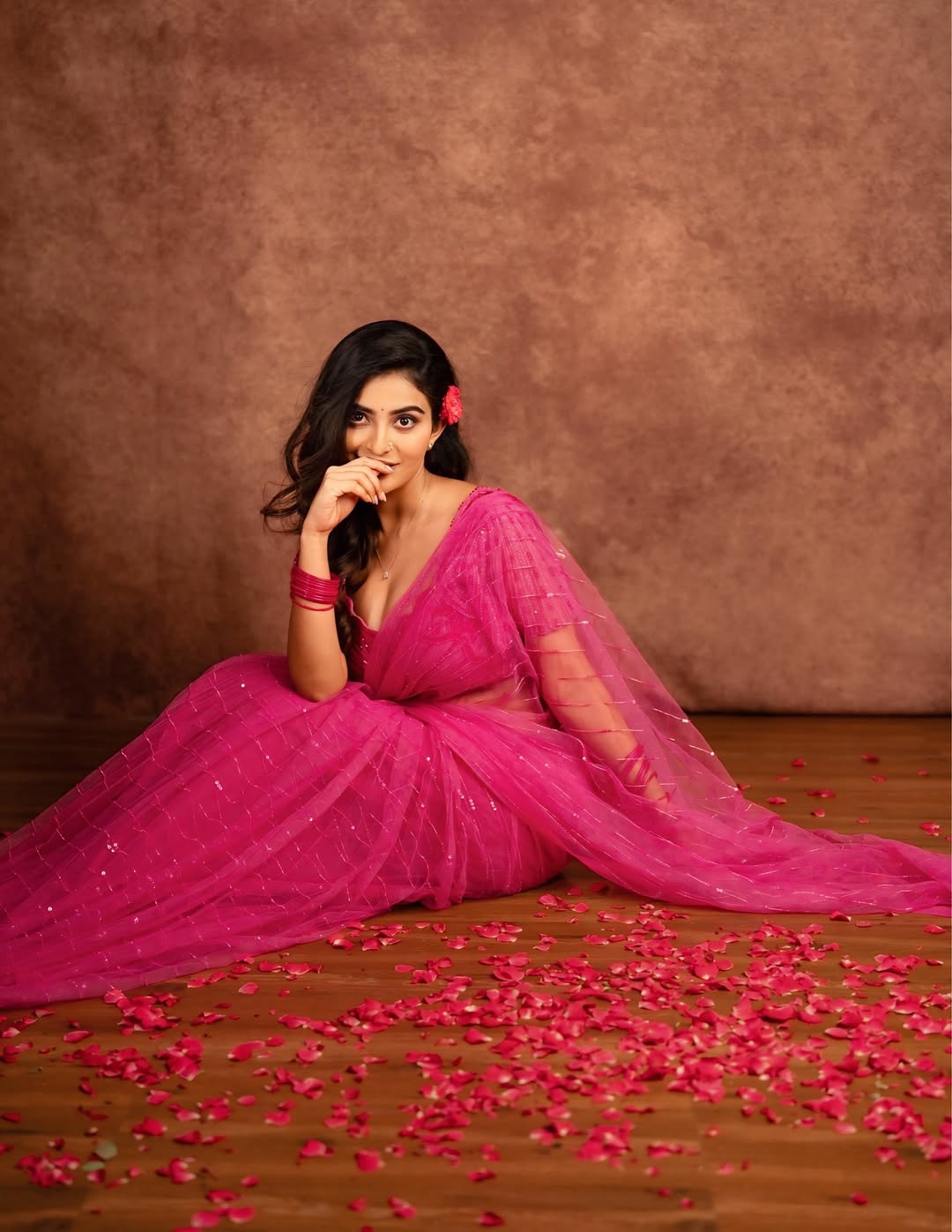 Ananya Nagalla Stuns In Her Pink Glam Look
