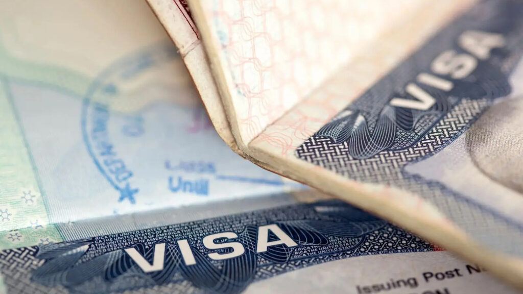 B2 visa application glitch on screen