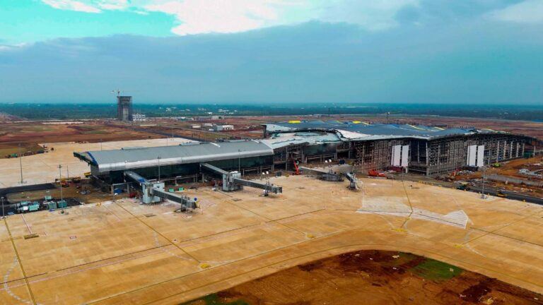 Bhogapuram Airport construction progress site