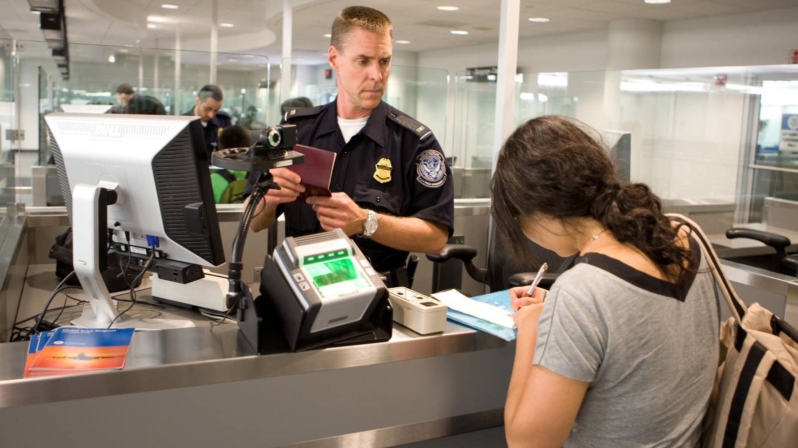 CBP officers question US traveller