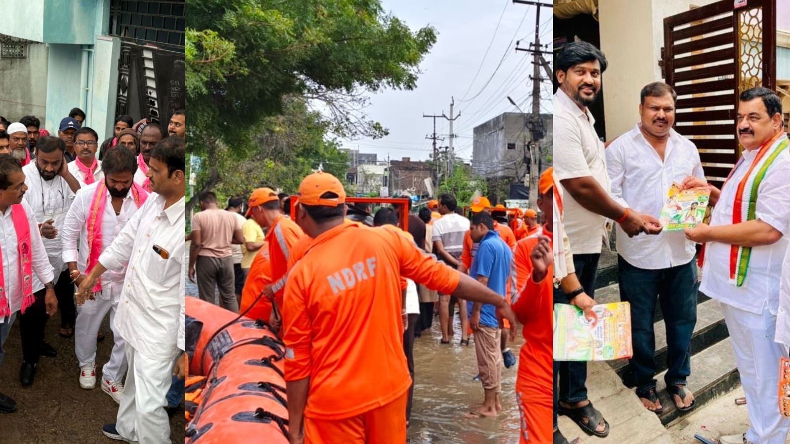Cyclone disrupts Jubilee Hills bypoll campaign in Telangana, leaders stuck amid floods