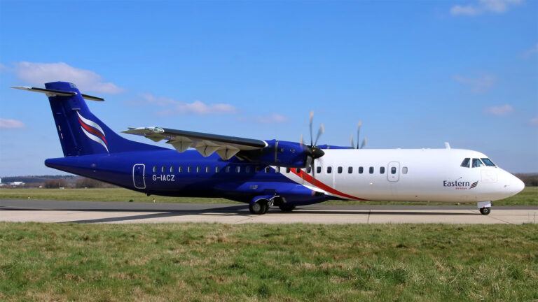 Eastern Airways airline shutdown UK airport scene