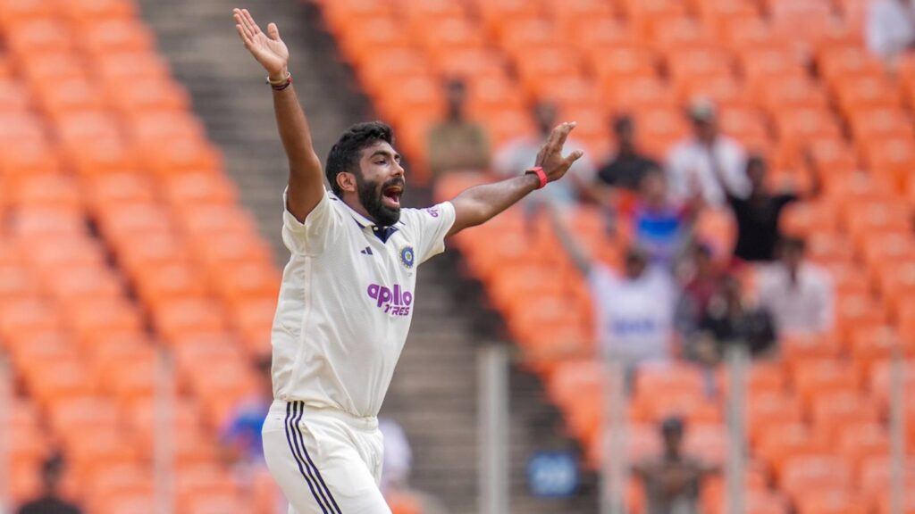 Empty stands at Ahmedabad Test match