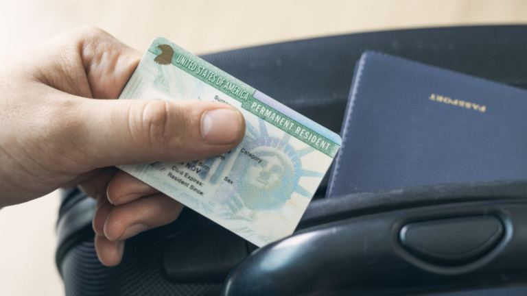 Green card payment system error screen