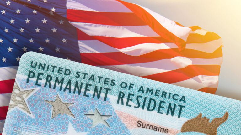 Green card petition termination case