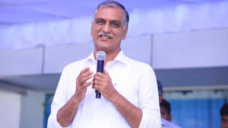 Harish Rao defends KCR with NCRB data