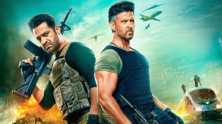 Hrithik Roshan and Jr NTR in War 2 scene