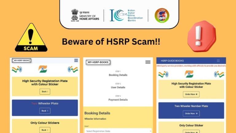 HSRP fraud in Hyderabad warning